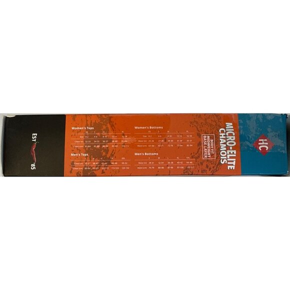 Hot Chillys Mens Micro Elite Chamois Crewneck Top Midweight Fit Base Layer Large - Picture 5 of 6